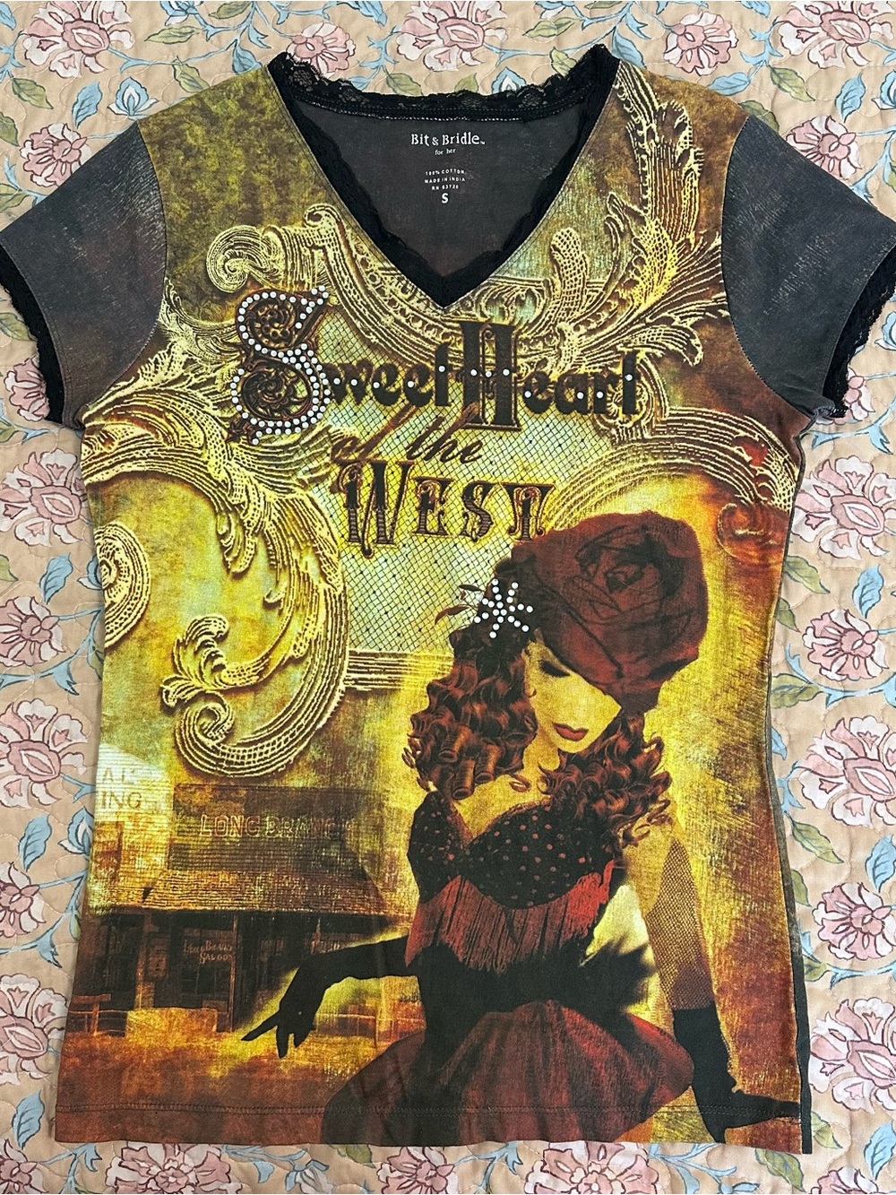 Bit & Bridle Sweetheart of the West Graphic Women’s Tee